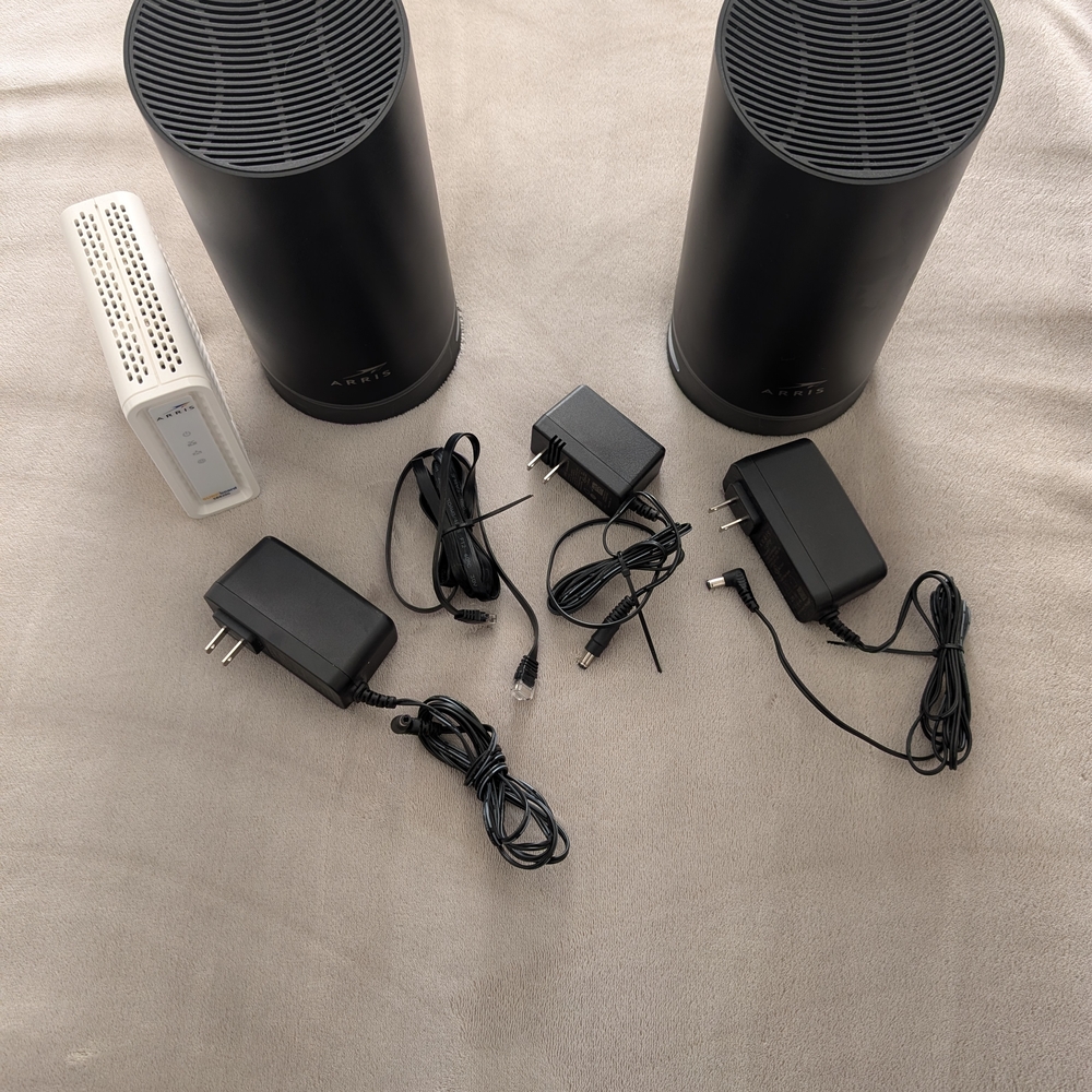 ARRIS SURFboard mAX Pro W31 Wifi Mesh System with sb8200 Modem